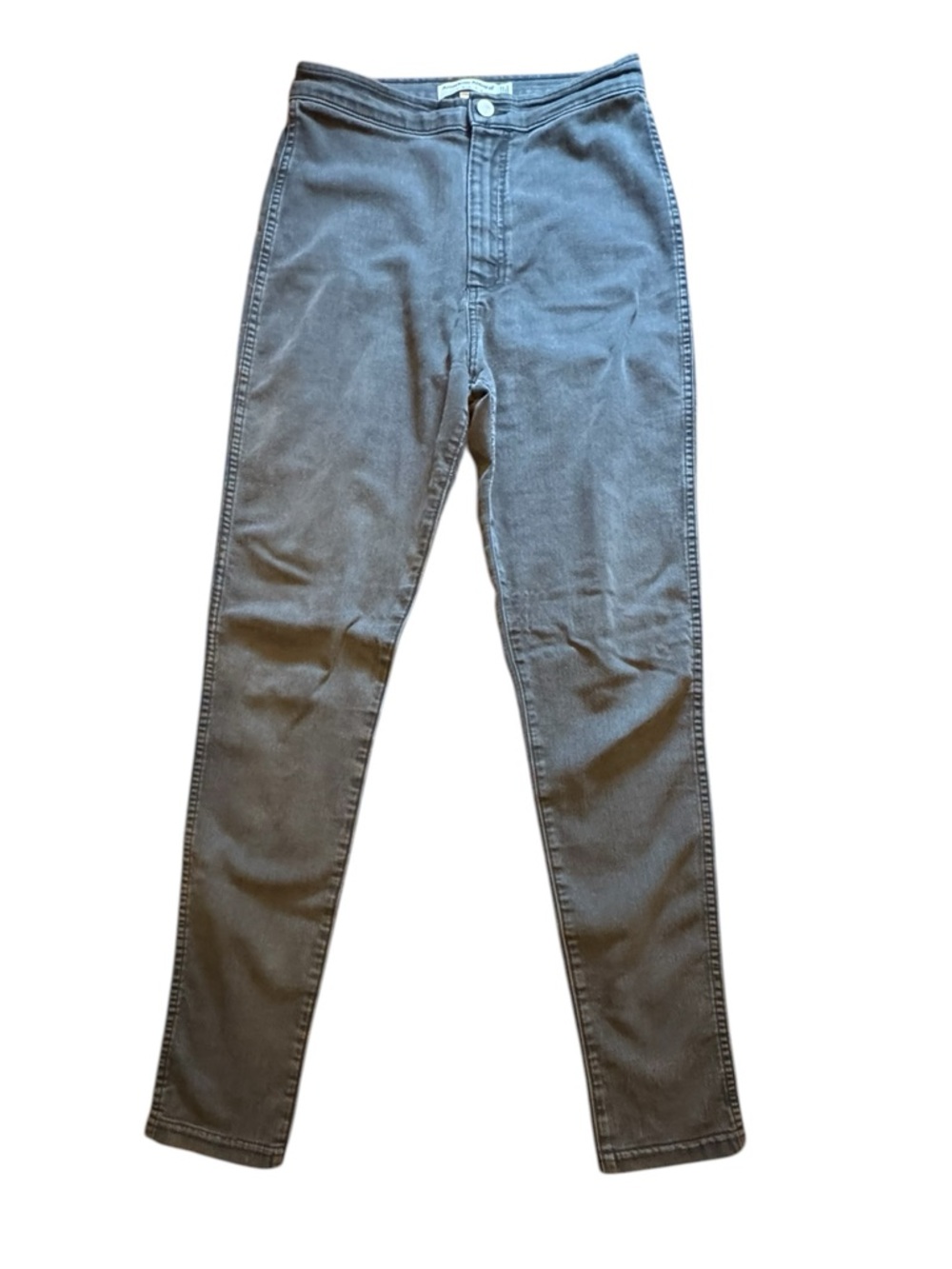 American Apparel Black High-Waist Jeans — Original Brand Made in USA Size XL